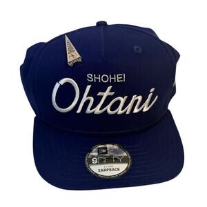 New Era 9FIFTY Shohei Ohtani Los Angeles Dodgers Snapback Hat Blue A-Frame NWT